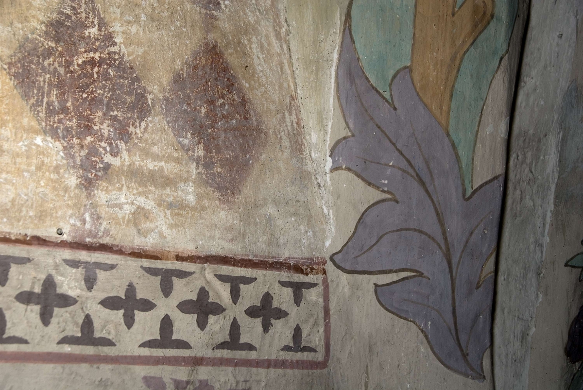 Bengt Backlund, Lime painting in Husby-Sjutolfts Church, Uppland 2009