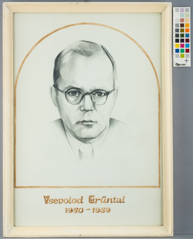 Kaire (autor) Kemp-Tišler, Portree. Vsevolod Grüntal 1950-1959