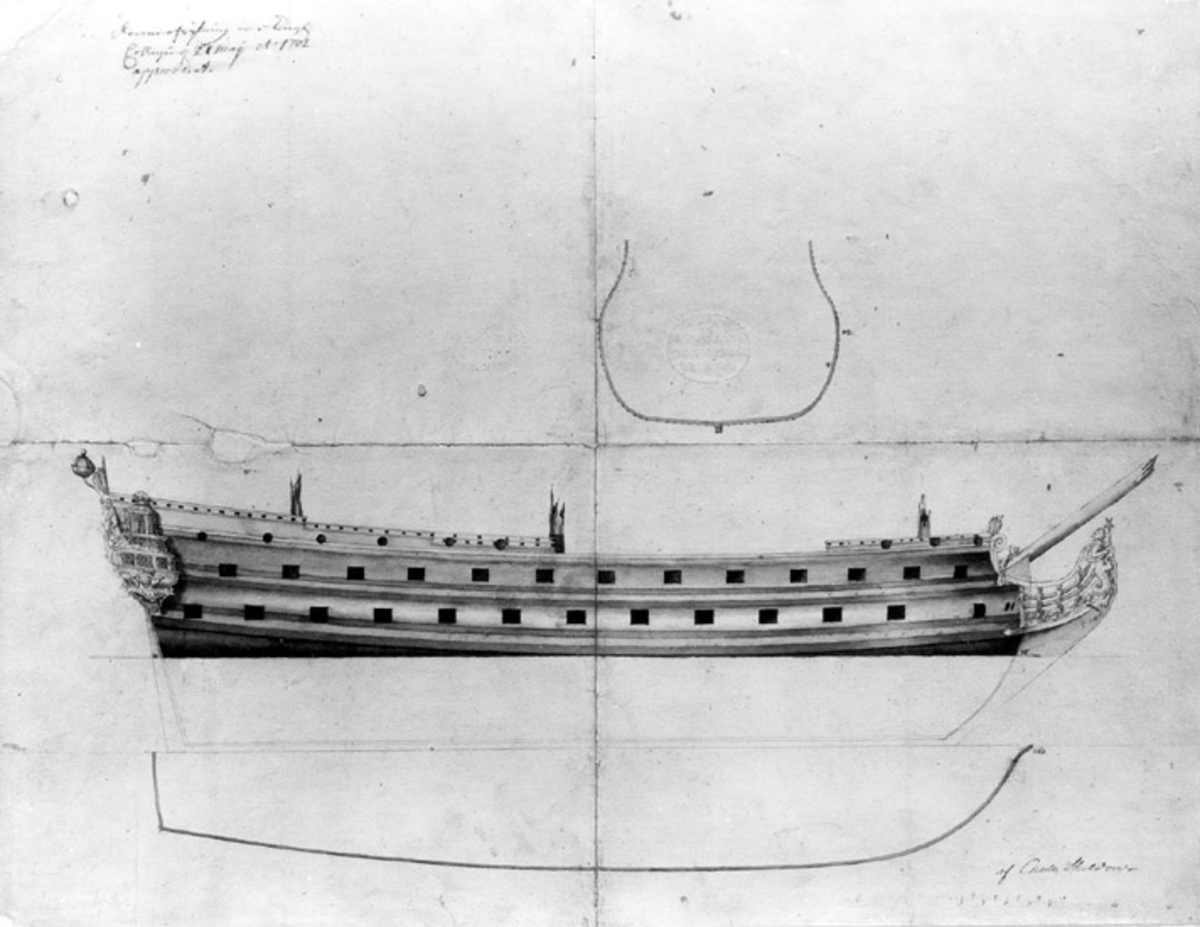 Olof Hasslöf, Written on the back: In the consumer Swedish shipÂ “s Skrifrom the early 1700Â” s the usely wanted illustration of the over-water hullÂ 's ornamentation, Skrias nicely tinted, stands in dazzling for the sparse på for the line. Did the AdmiraltyÂ 's master shipwrights then the method of “building on…