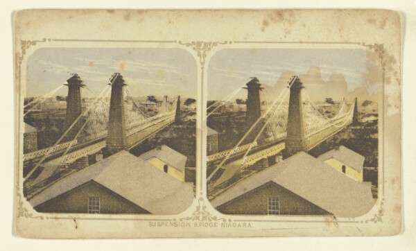 London Stereoscopic and Photographic Company, Suspension Bridge Niagara.
