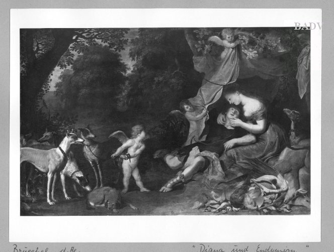 Jan Brueghel the Younger, Diana with Aktäon (Actaeon) and Amor in the wood