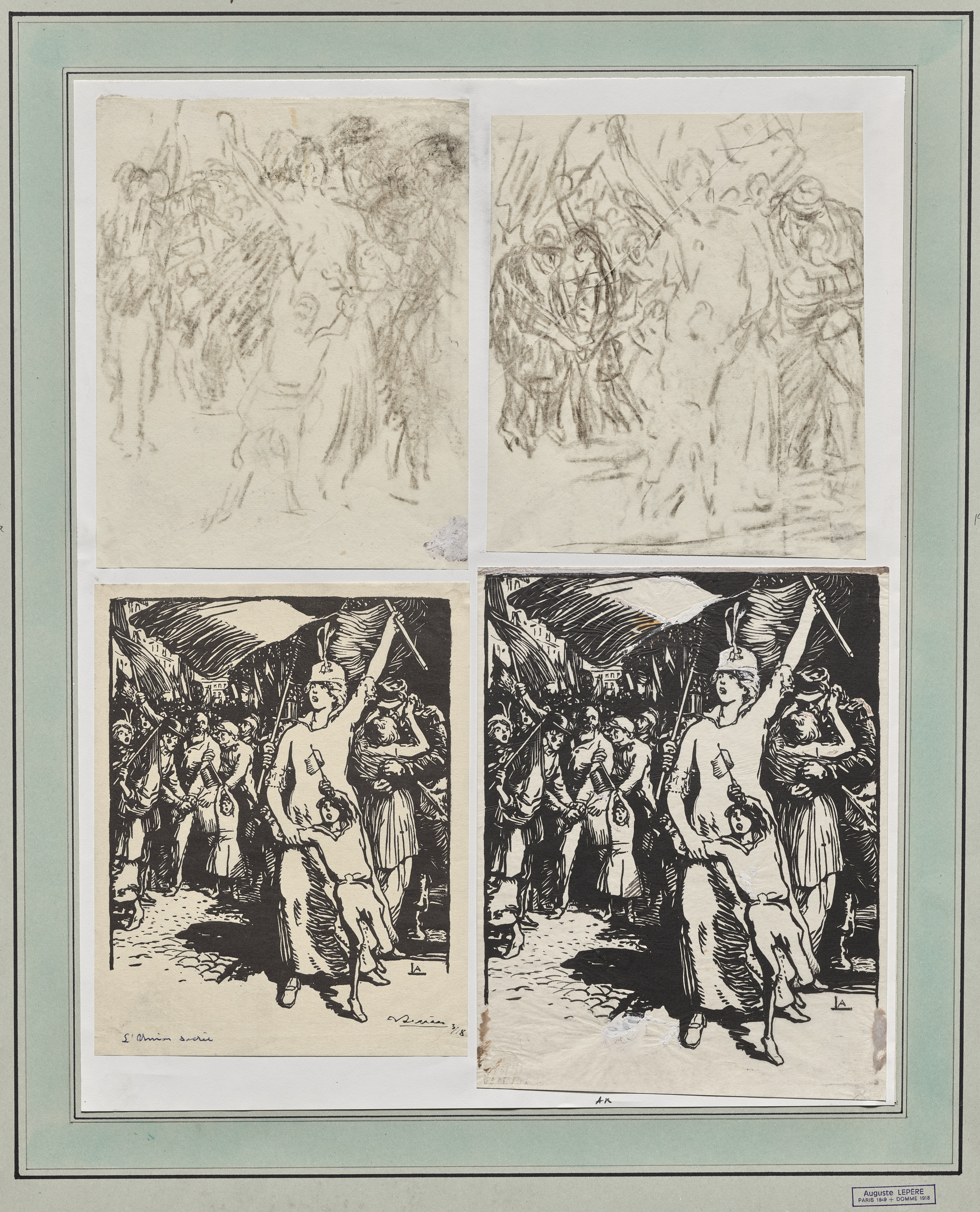 Auguste Louis Lepère, L'Union sacrées