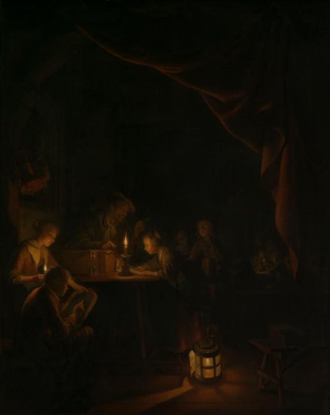 Gerrit Dou, De avondschool