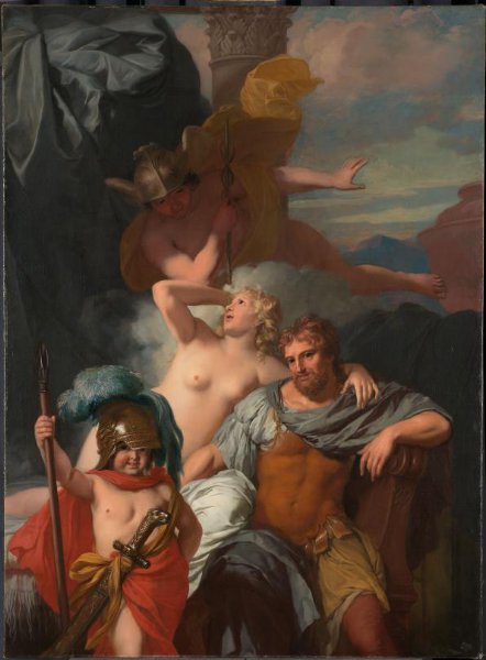 Gerard de Lairesse, Mercurius gelast Calypso om Odysseus te laten vertrekken
