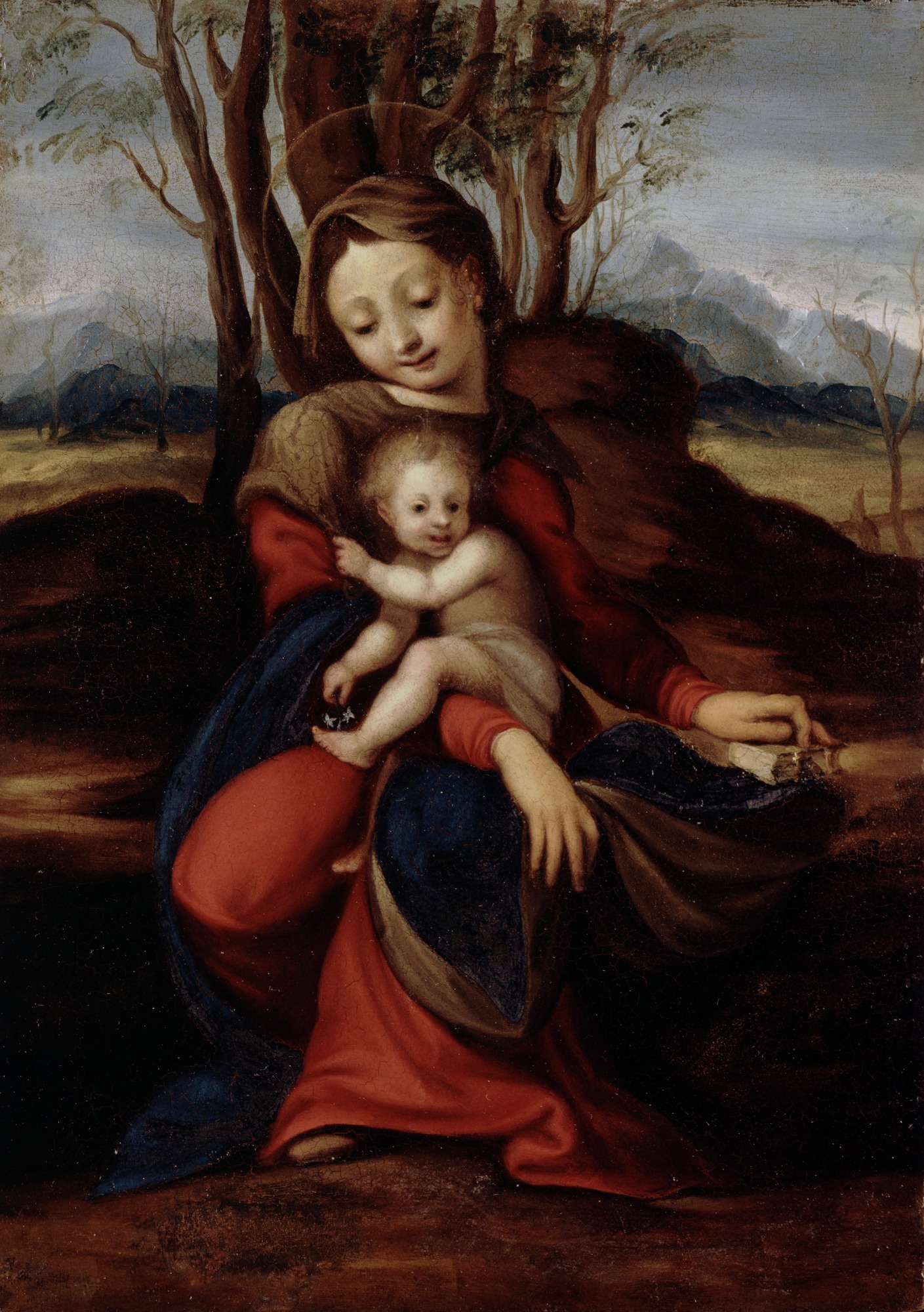 Antonio da Correggio, Madonna and Child