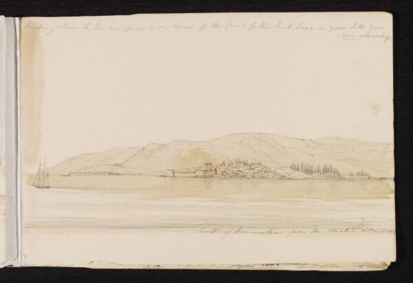 Unknown, Castle of Koumelia from the Asiatic side SSW