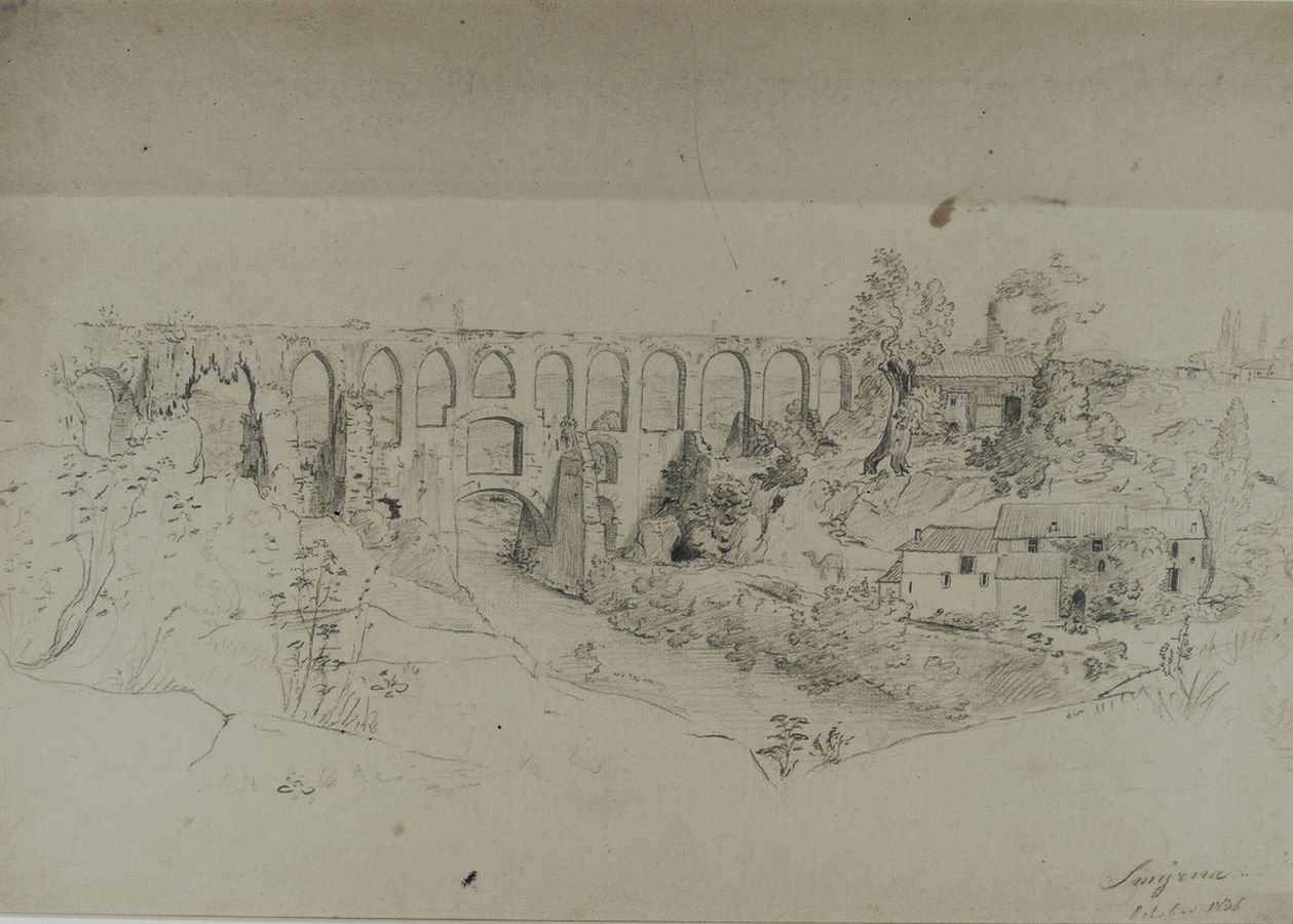 Johann Martin Bernatz, Ein römisches Aquädukt bei Smyrna (Izmir)