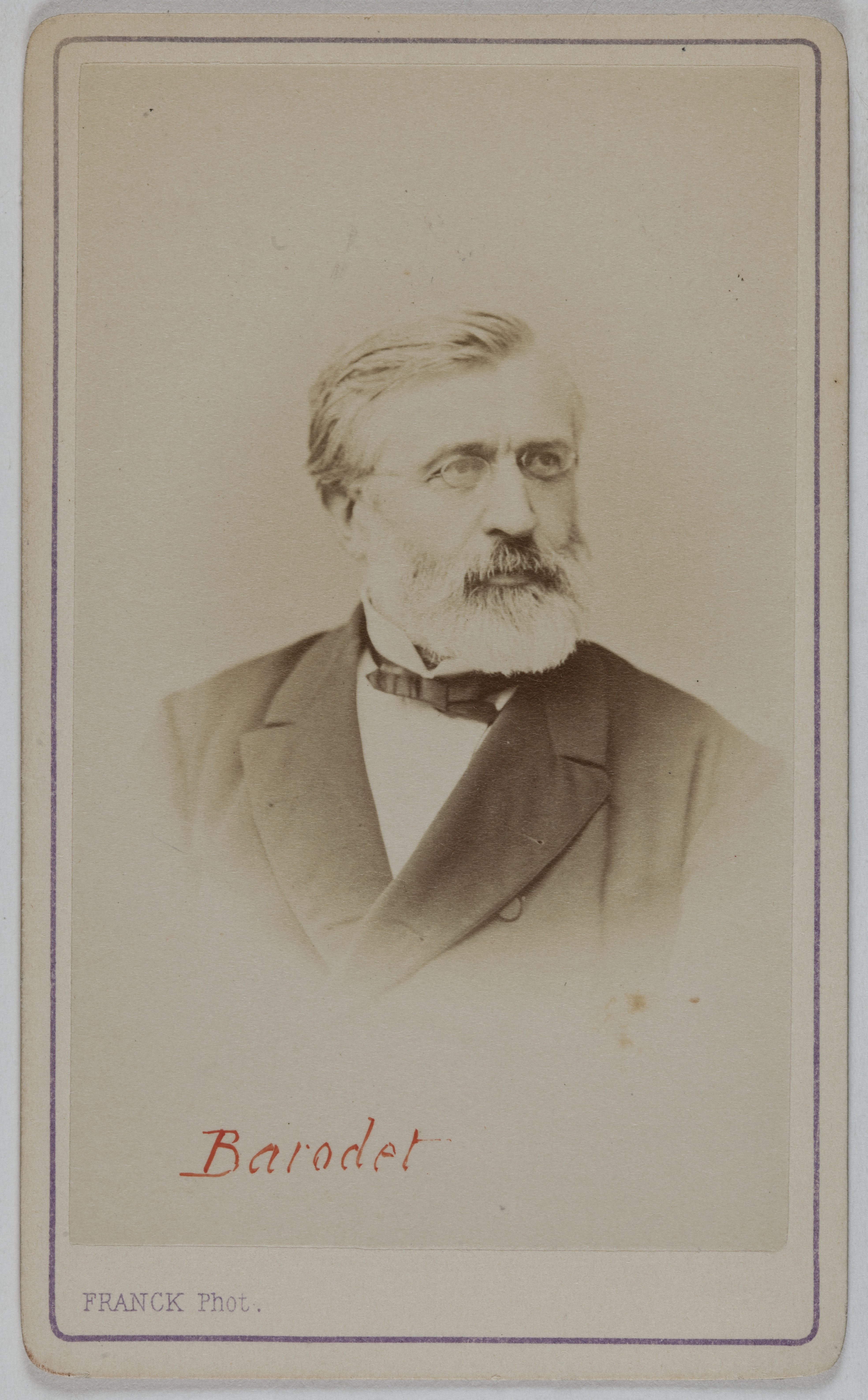 Franck, Portrait de Désiré Barodet (1823-1906), (homme politique)