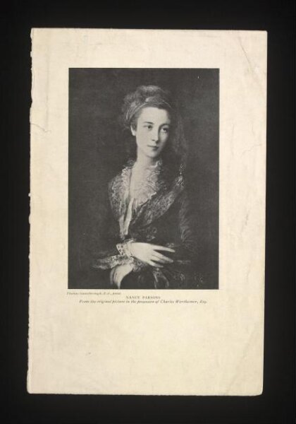 Unknown, Nancy Parsons