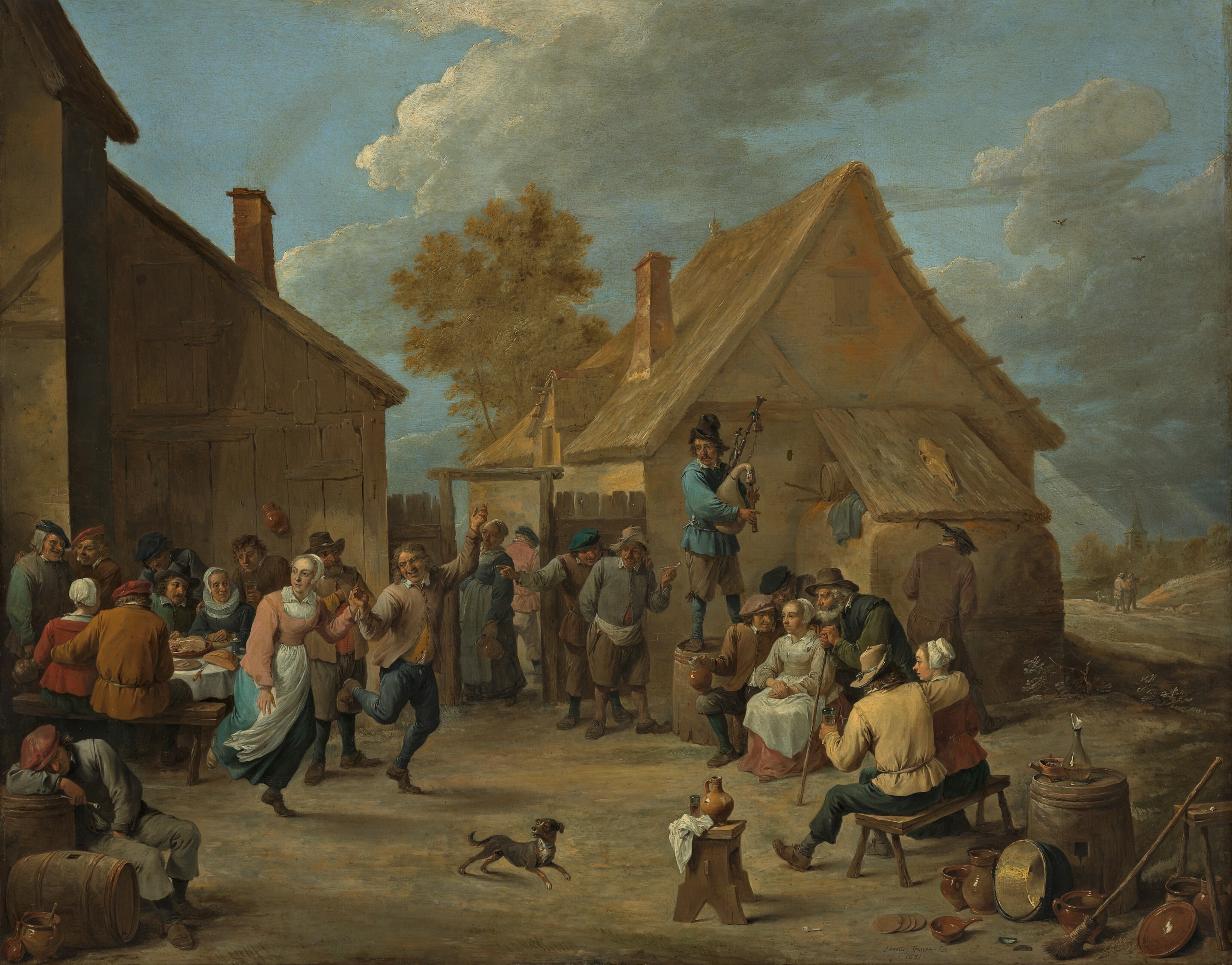 David Teniers the Younger, Village feast