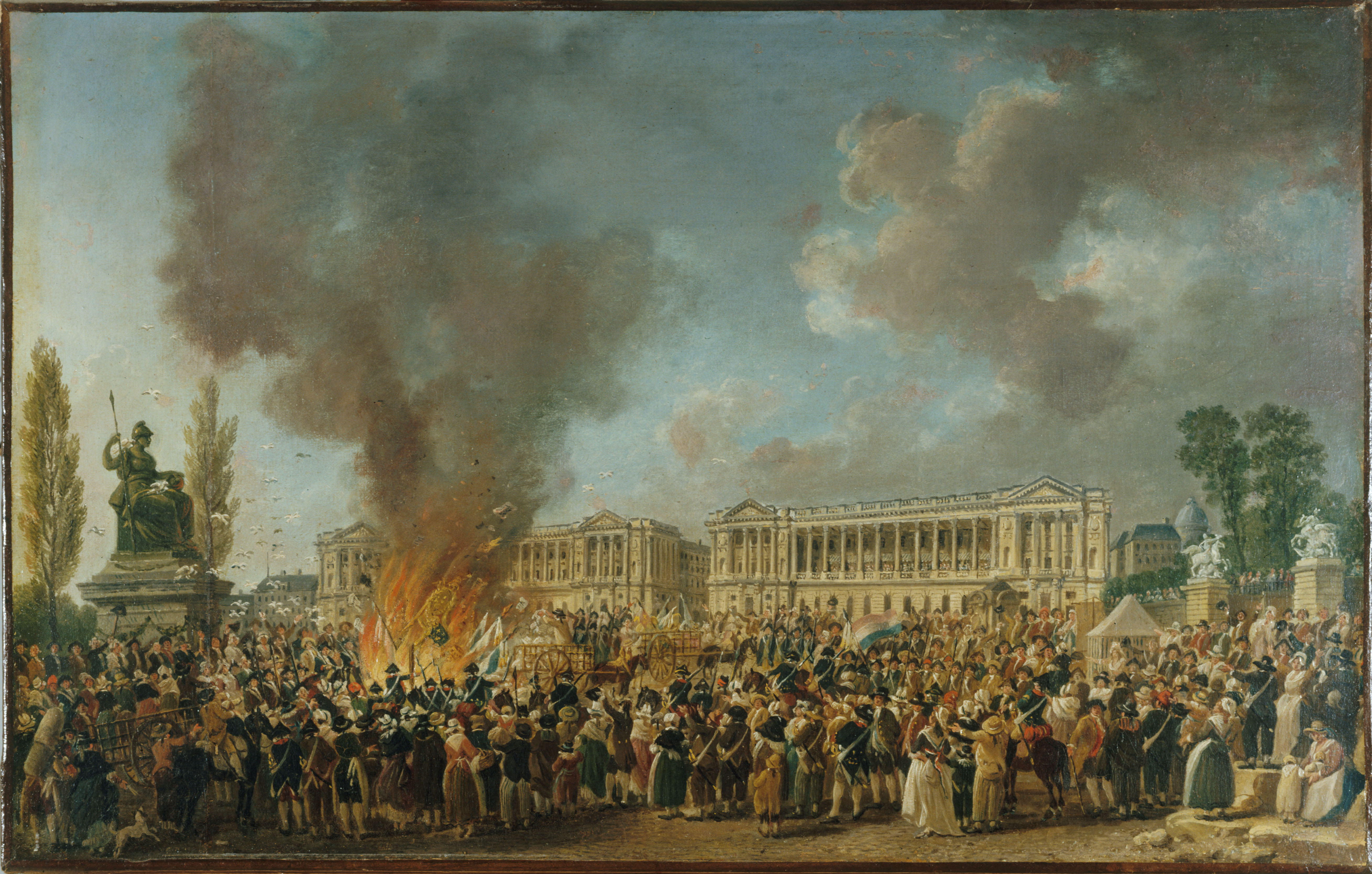 Pierre-Antoine Demachy, La fête de l'Unité et de la Réunion, sur la place de la Révolution
