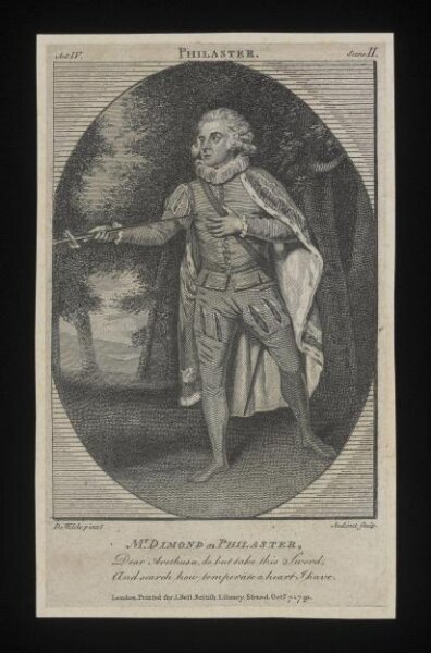 Samuel De Wilde, Mr Dimond as Philaster
