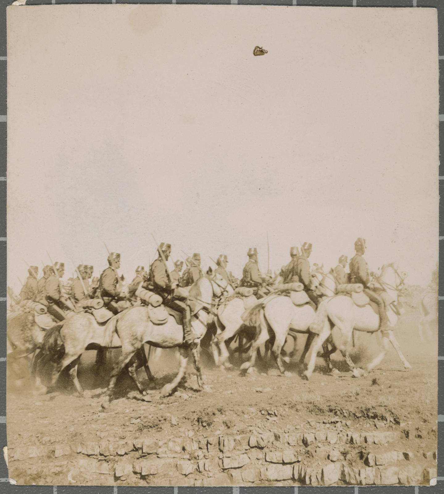 Desconegut, [Maniobres militars a Calaf]