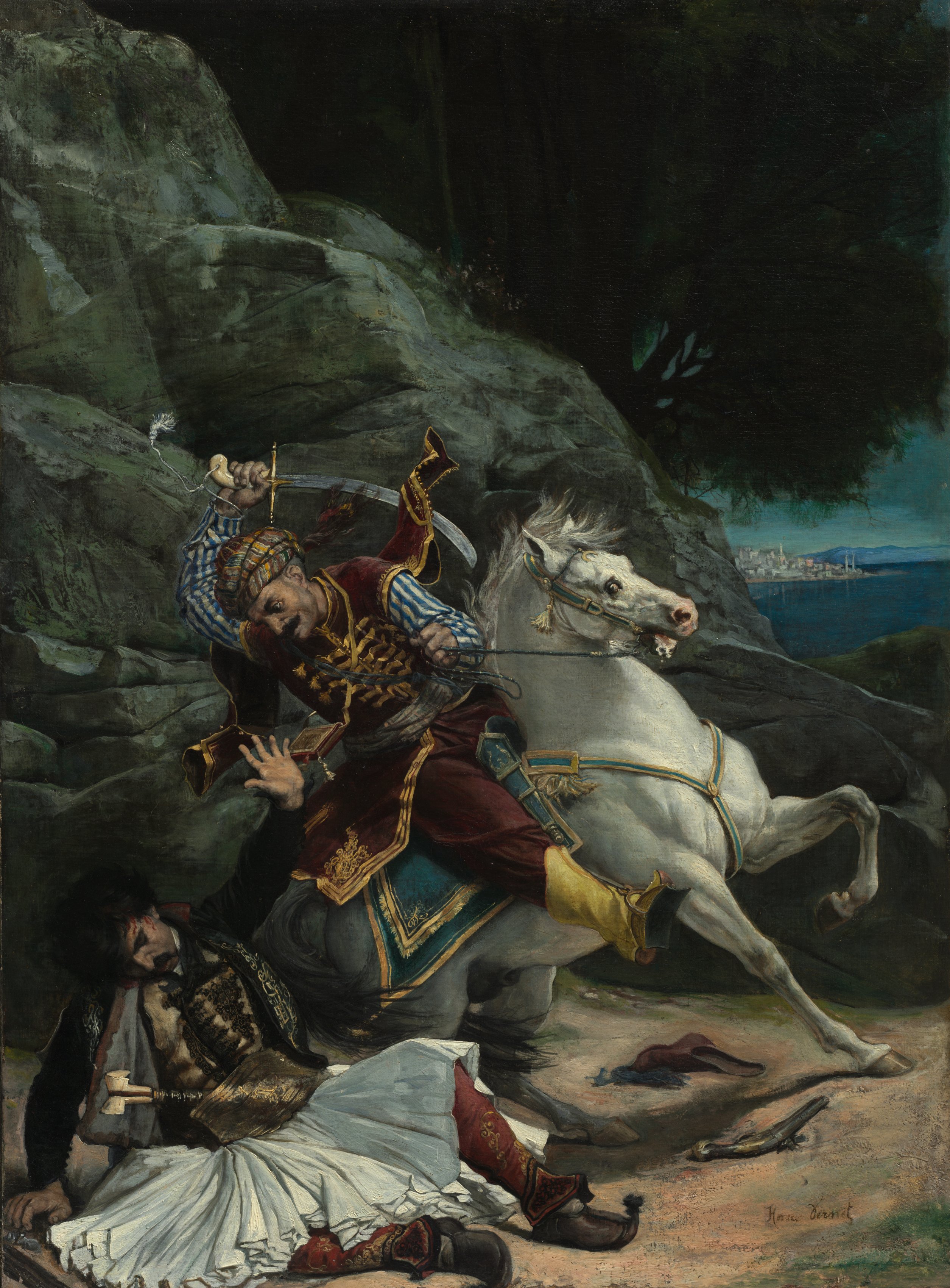 Horace Vernet, Combat of a Greek and a Turk