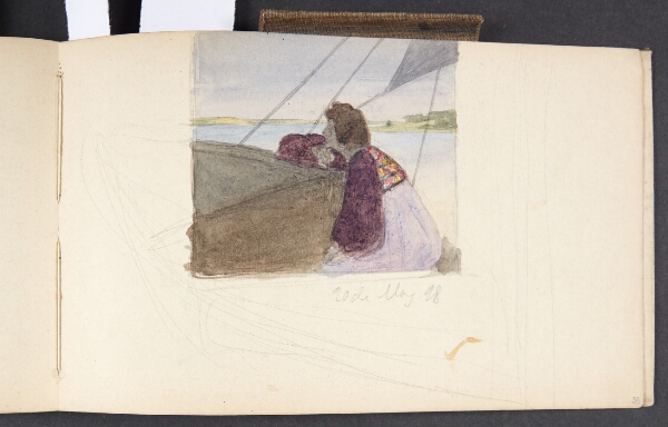 Agnes Slott-Møller, Kvinde i en sejlbåd