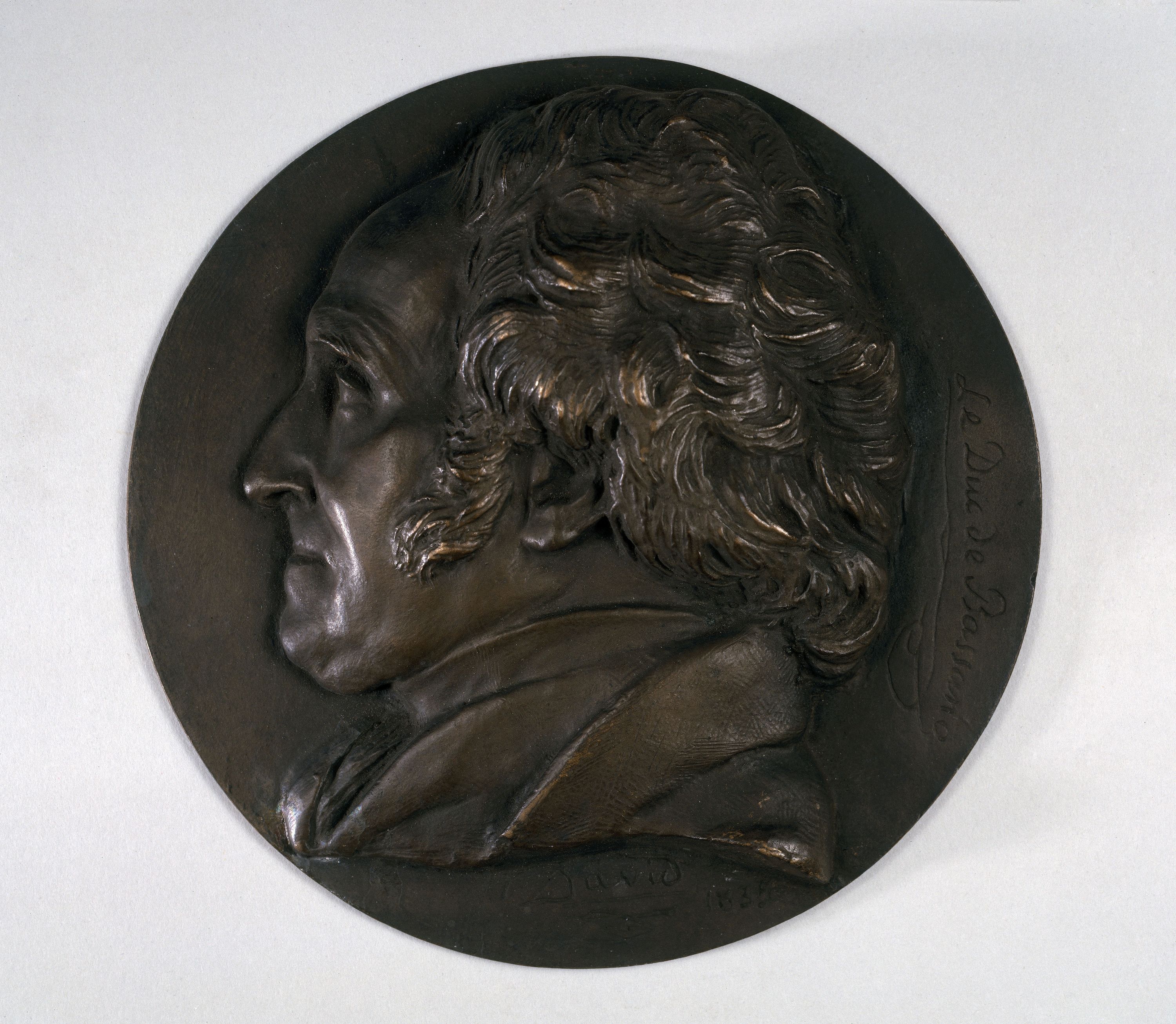 David d'Angers, Portrait de Hugues-Bernard Maret, duc de Bassano (1763-1839), homme d'état