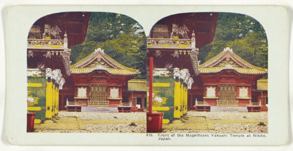 Unknown, Front of the Magnificent Yakushi Temple at Nikko, Japan.