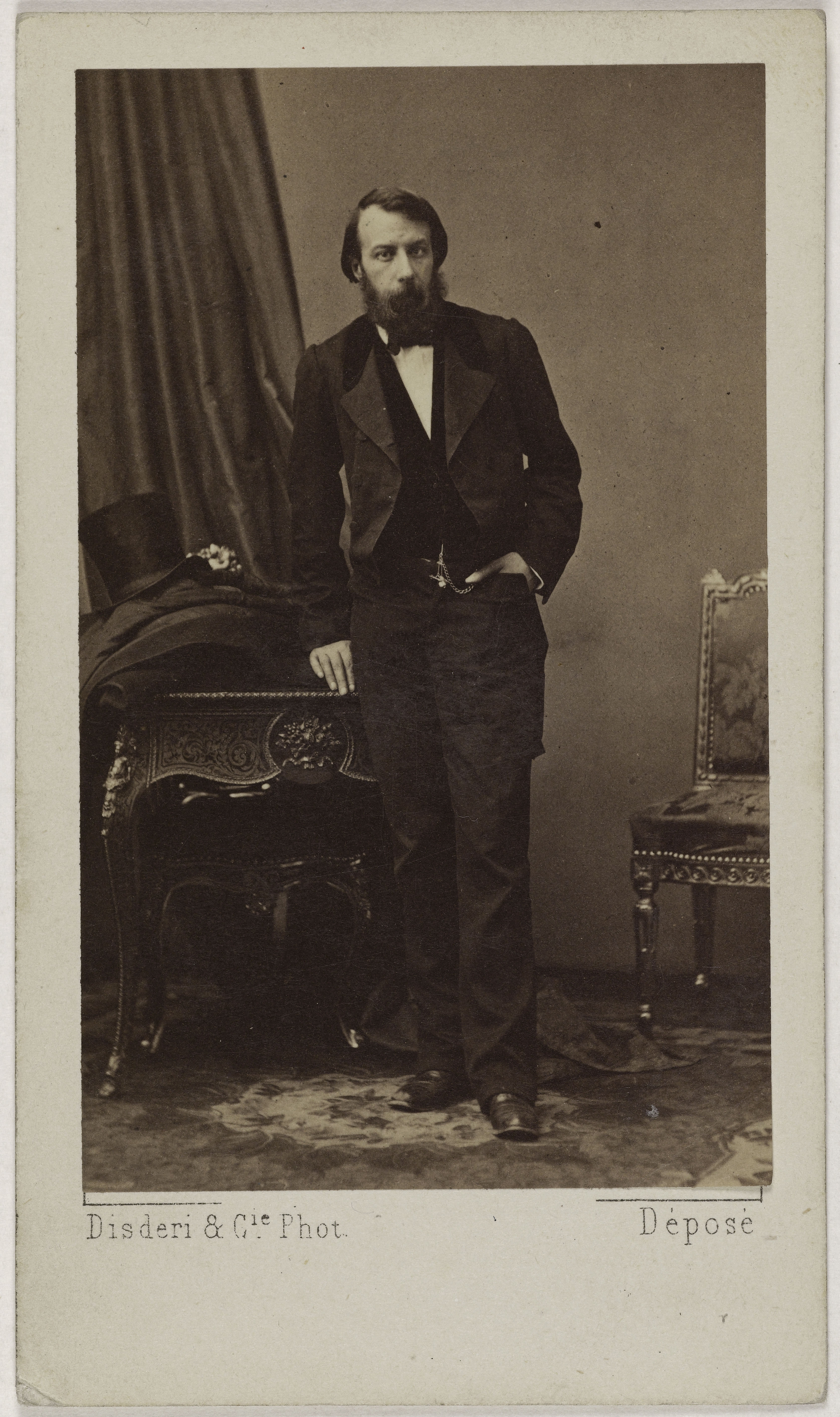 Disderi & Cie, Portrait d'Henri Delage (1825-1882), (journaliste)