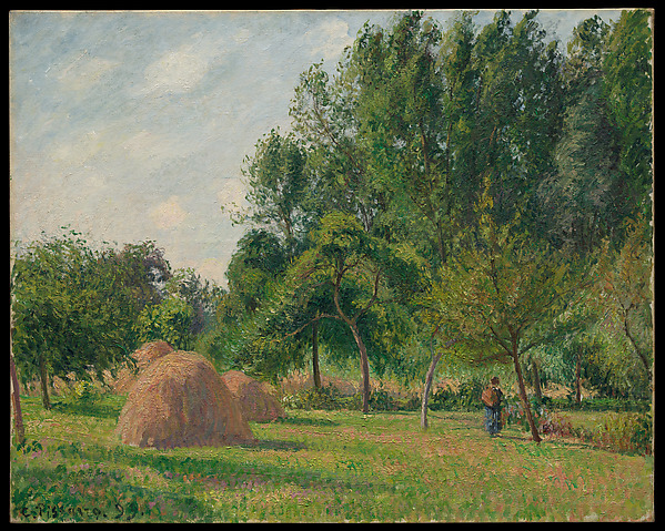 Camille Pissarro, Haystacks, Morning, Eragny