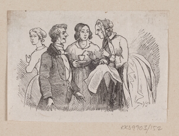 H.P. Hansen, Illustration til "Det er ganske vist" i H.C. Andersen, "Eventyr og Historier", Bind 2