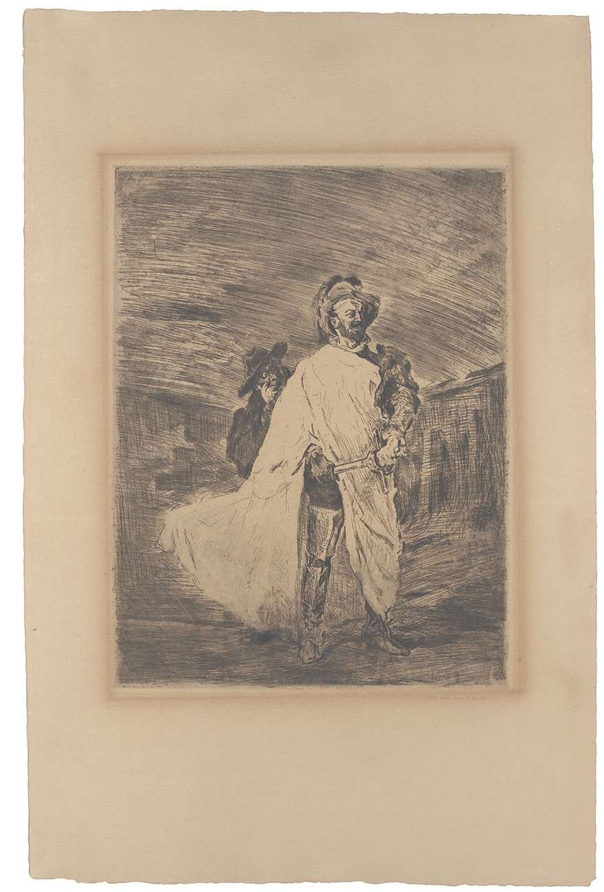 Max Slevogt, Francisco d'Andrade als Don Juan in der Kirchhofsszene