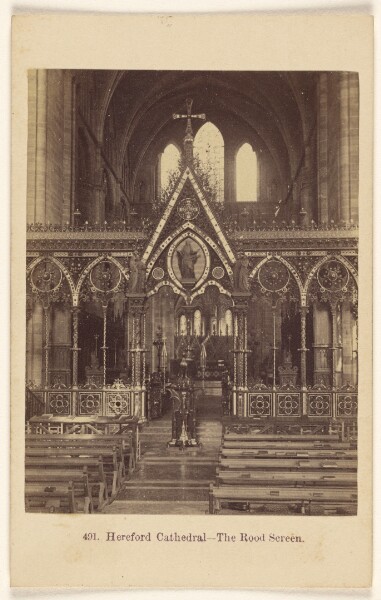 Francis Bedford, Hereford Cathedral - The Road Screen.