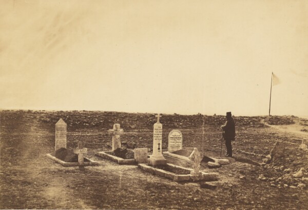 Roger Fenton, The Tombs of the Generals on Cathcarts Hill.