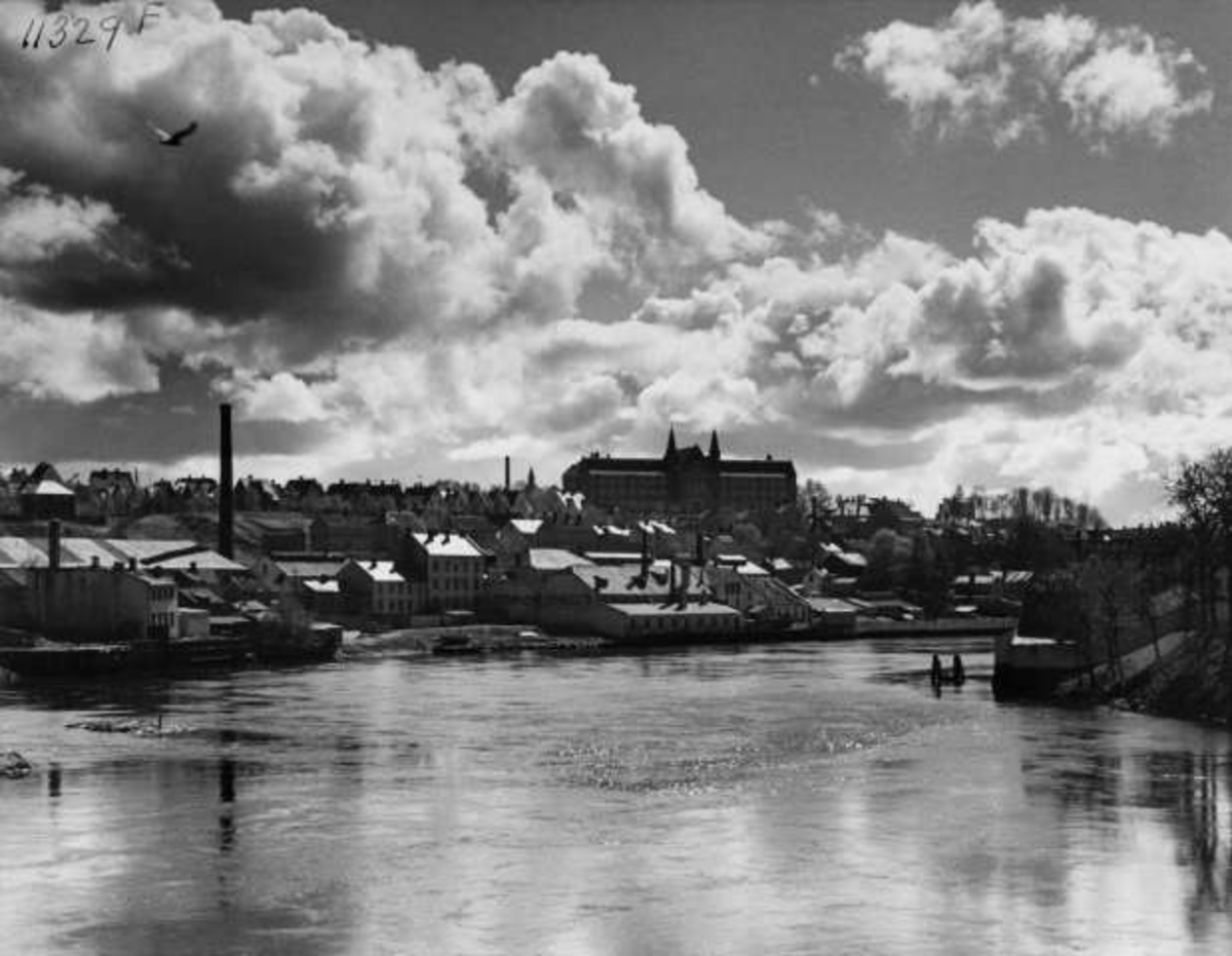 Anders Beer Wilse, Gløshaugen, Nidelva 1939, Trondheim