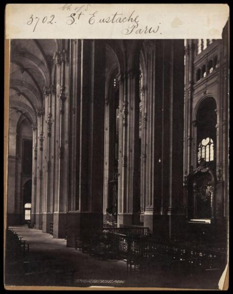 Francis Frith, Church of St. Eustache Paris