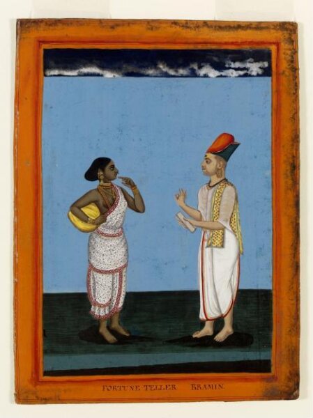 Unknown, A Brahmin fortune-teller and his wife