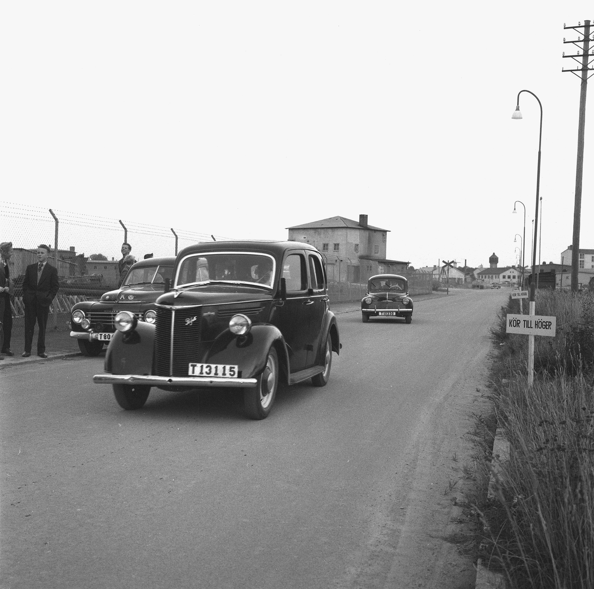 Örebro Kuriren, Högertrafik. 3 oktober 1955.
