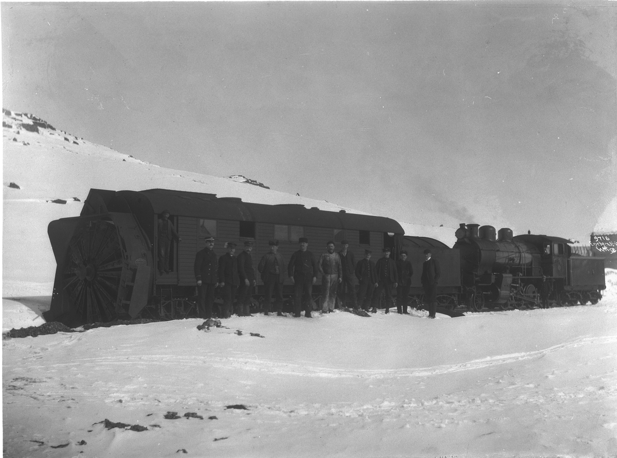 Anders Beer Wilse, Prot: Roterende Sneploug med Betjening 15/4 1909