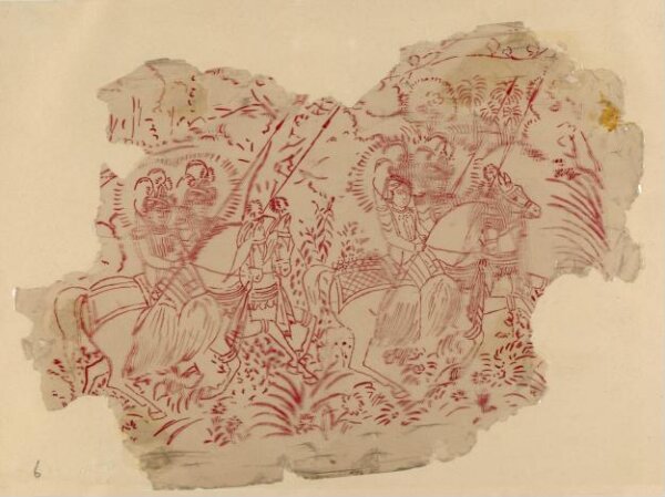 Unknown, One of forty-five drawings of Muharram scenes, occupations, festivals and ceremonies.