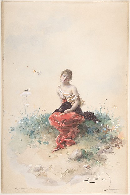Alexandre-Louis Leloir, Female Figure