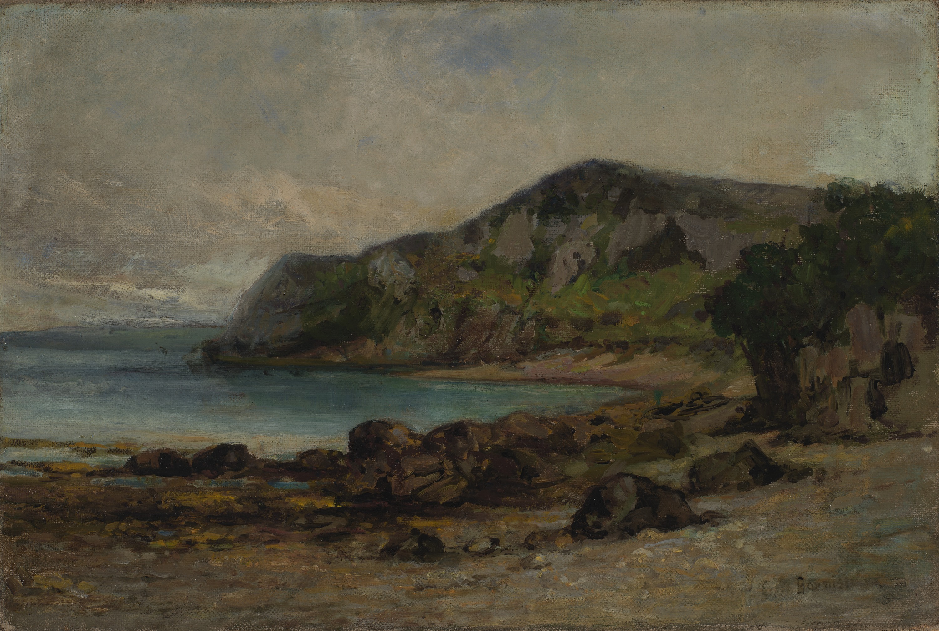 Edward Mitchell Bannister, Rocks at Newport