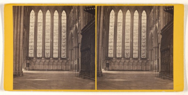 George Washington Wilson, York Minster - The Five Sisters.