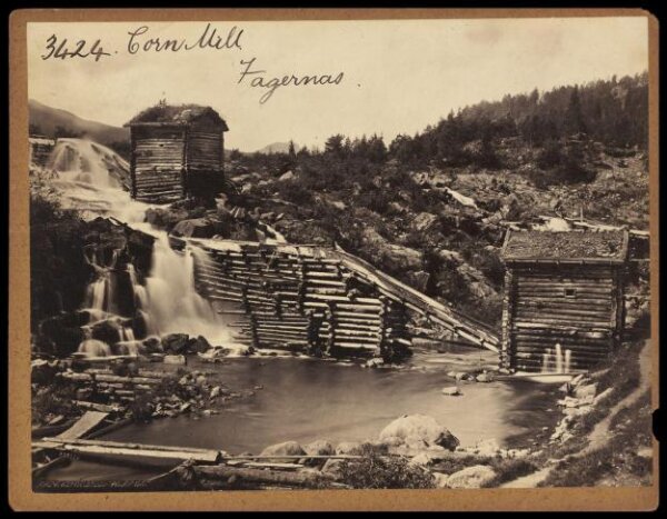 Francis Frith, Corn Mill.  Fagernas