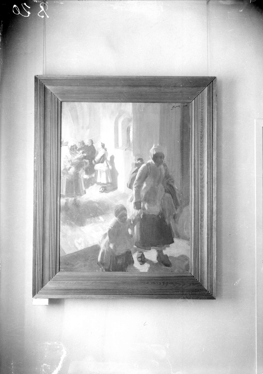 Gunnar Sundgren, Oil painting by Anders Zorn, Zorn Museum, Mora, Dalarna 1939