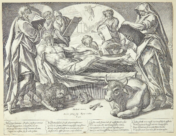 Hendrick Goltzius, Gravlæggelsen