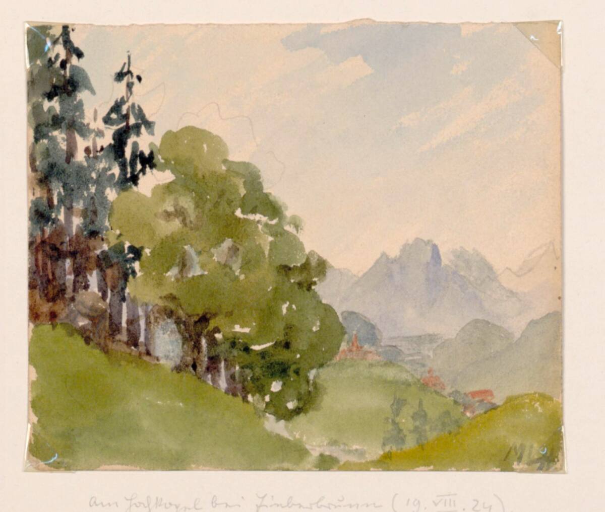 MarieLippert-Hoerner, Am Hochkogel bei Fieberbrunn