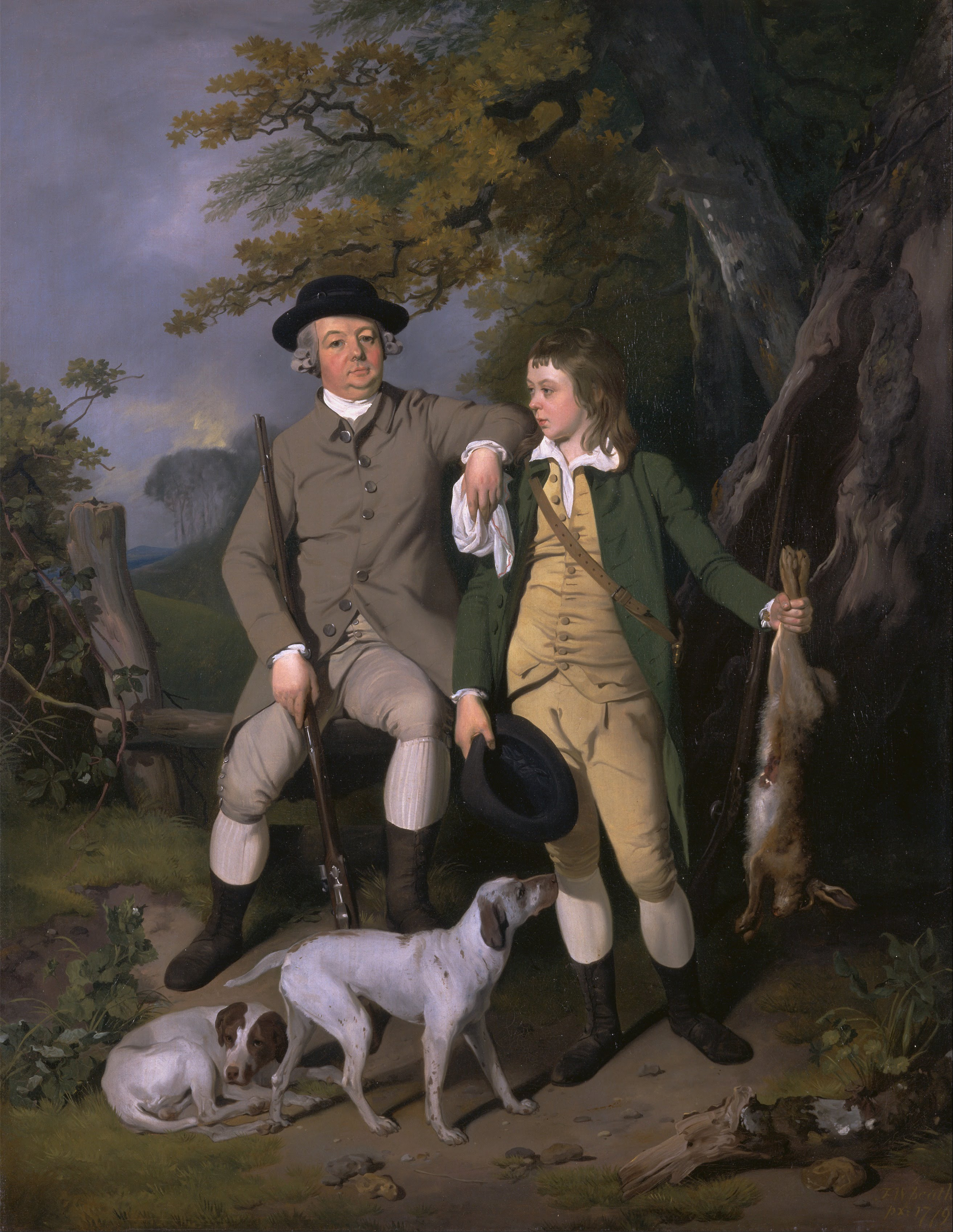 Francis Wheatley, A Sportsman with His Son