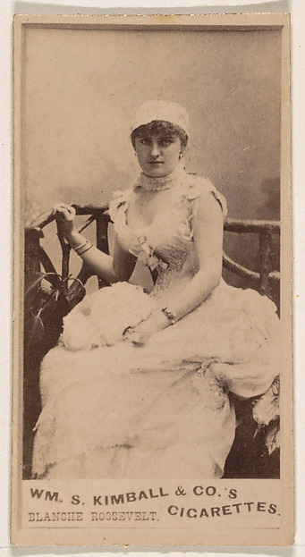 William S. Kimball & Company, Blanche Roosevelt, from the Actresses series (N203) issued by Wm. S. Kimball & Co.