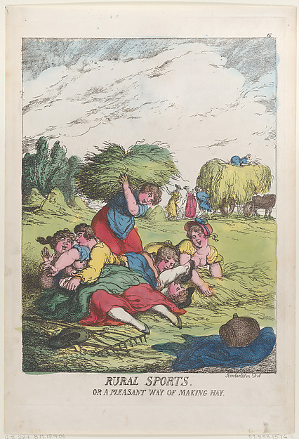 Thomas Rowlandson, Rural Sports, or a Pleasant Way of Making Hay