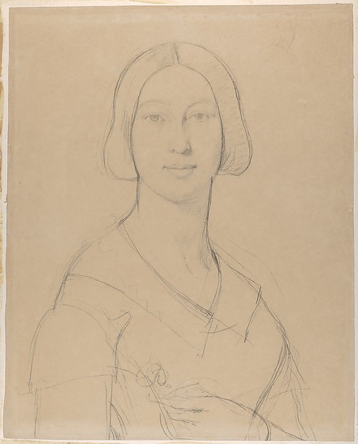 Jean Auguste Dominique Ingres, Portrait of Madame Paul Meurice, née Palmyre Granger