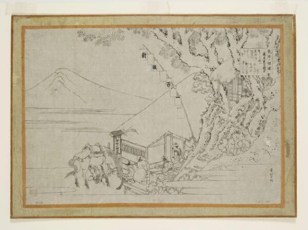 Katsushika Hokusai, Fujiwara Sanekata no Ason