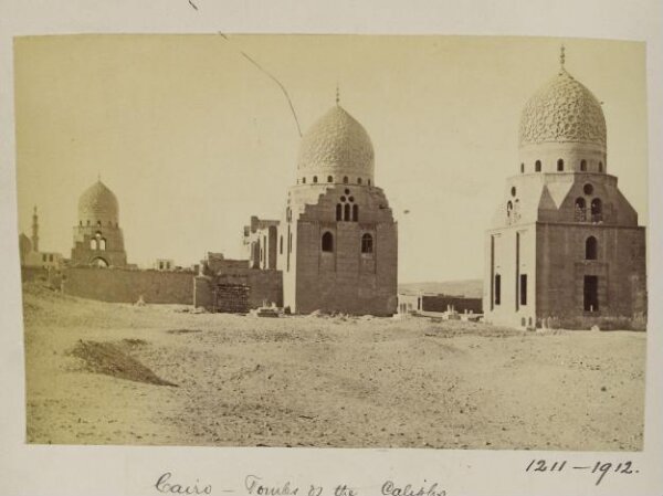 Unknown, The domes of Mamluk Amir Janibak al-Ashrafi and Sultan al-Ashraf Barsbay, Cairo
