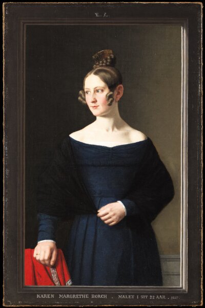 Christoffer Wilhelm Eckersberg, Karen Margrethe Borch
