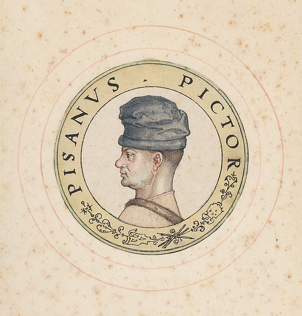 Georg Pencz, Portrait of Pisanello (after a medal from the workshop of Pisanello)