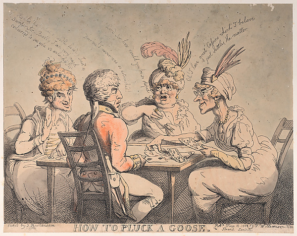 Thomas Rowlandson, How to Pluck a Goose