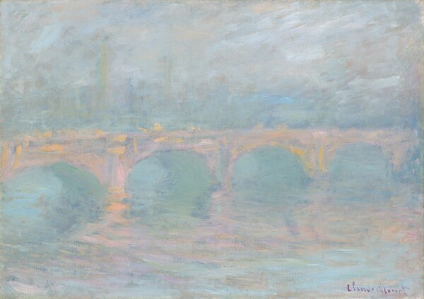 Claude Monet, Waterloo Bridge, London, at Sunset